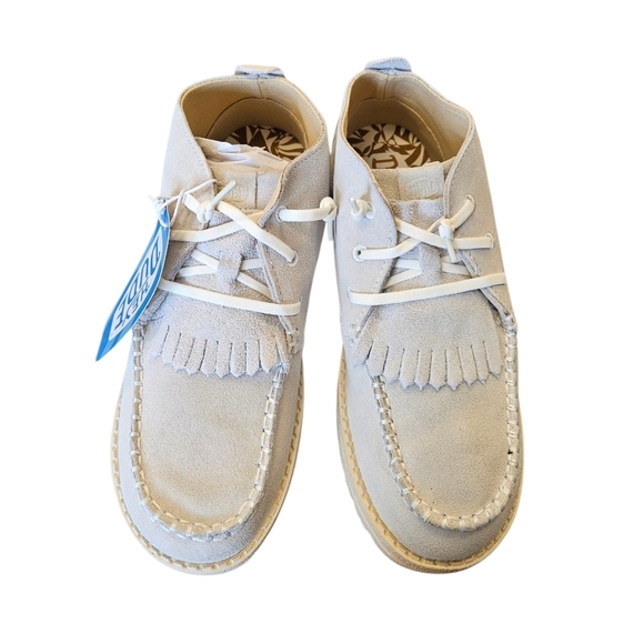 Hey Dude Wendy Mid Elevated Booties Ivory Womens NEW Size 7 - Picture 2 of 6